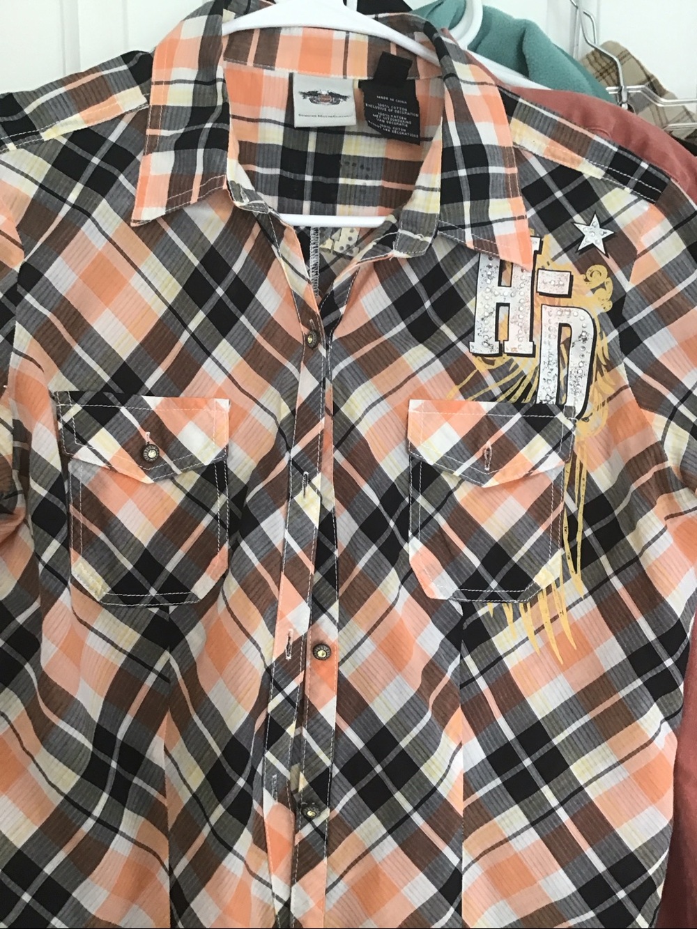 Harley Davidson Button Down Shirt NWOT size L
100% cotton